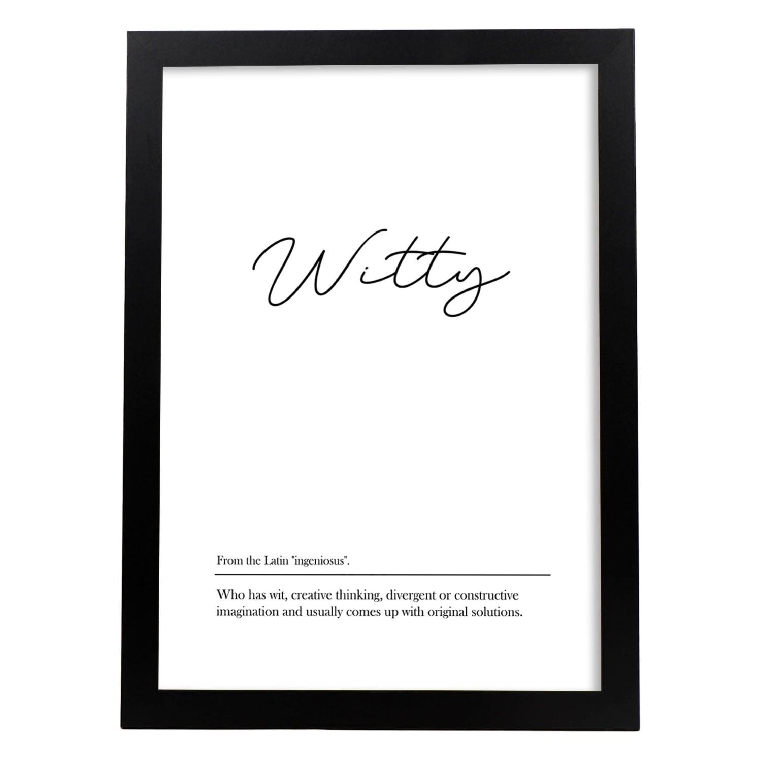 Espritdefinition En Anglais. Affiche De Mot Avec Définitions. Sans