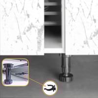 Evotrade Gancio Per Zoccolo Da Cucina, Universale In ABS Clip Per Piedini Zoccolo In Plastica