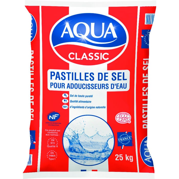 Pastille de sel pour adoucisseur - AQUA PRO - le Club