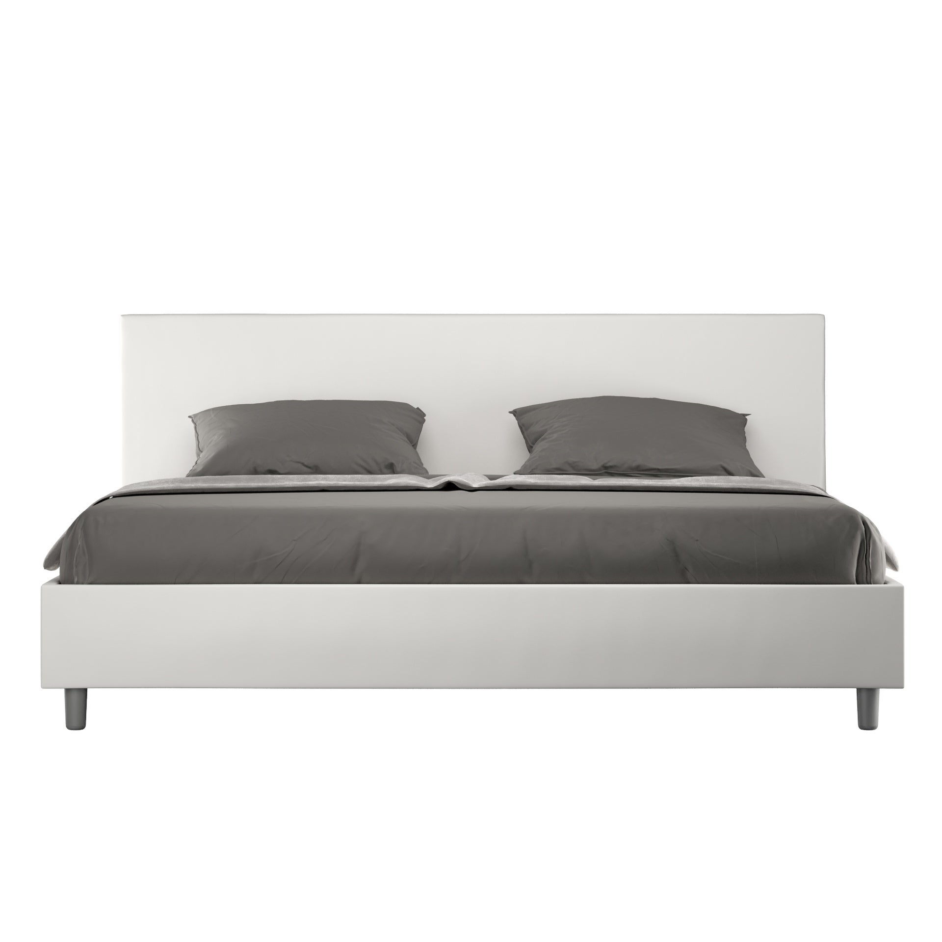 Letto Adele L.180 P.190 senza rete bianco