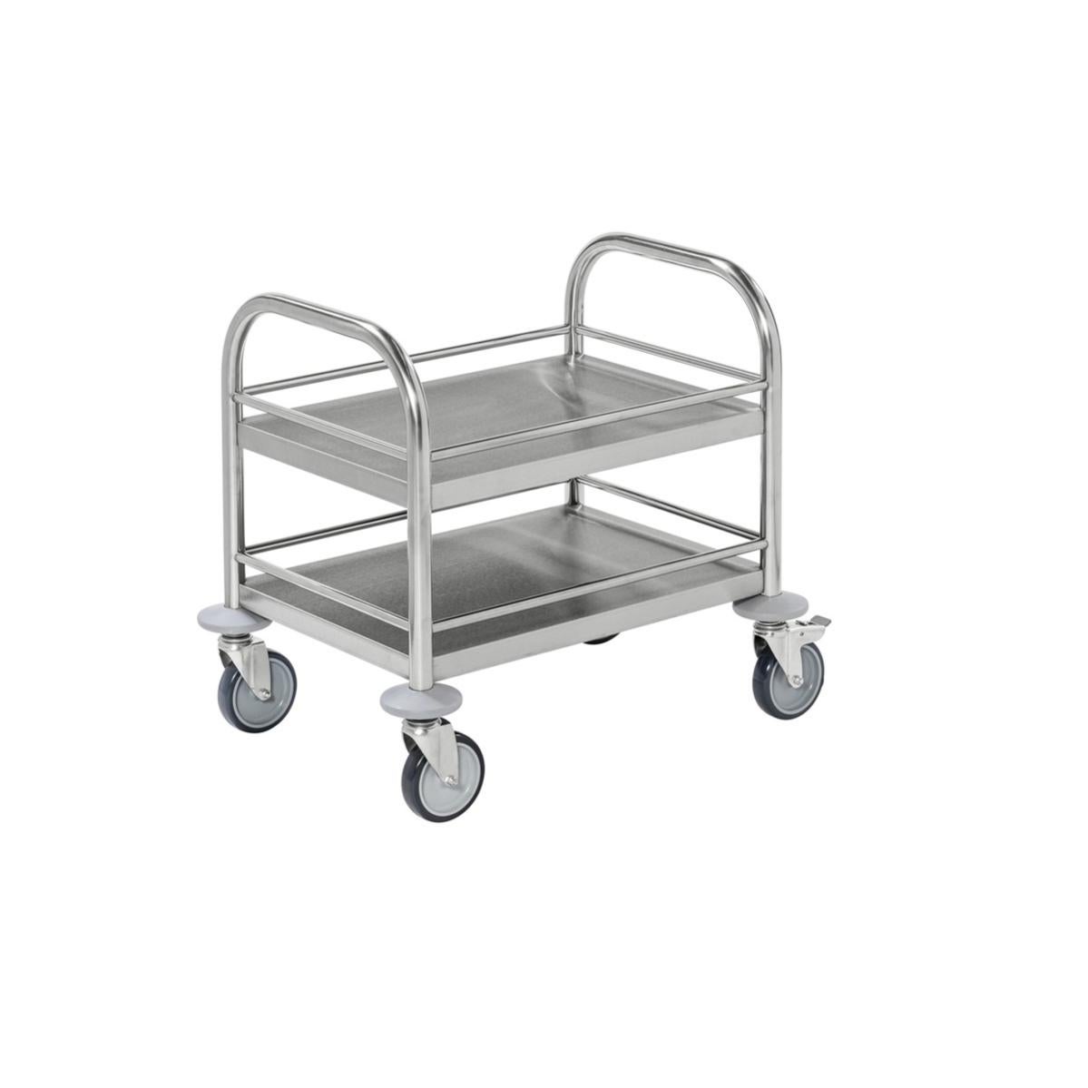 Carrello In Acciaio Inox 3 Ripiani: Robusto, Silenzioso E Perfetto Per Hotel, Cucine E Saloni!