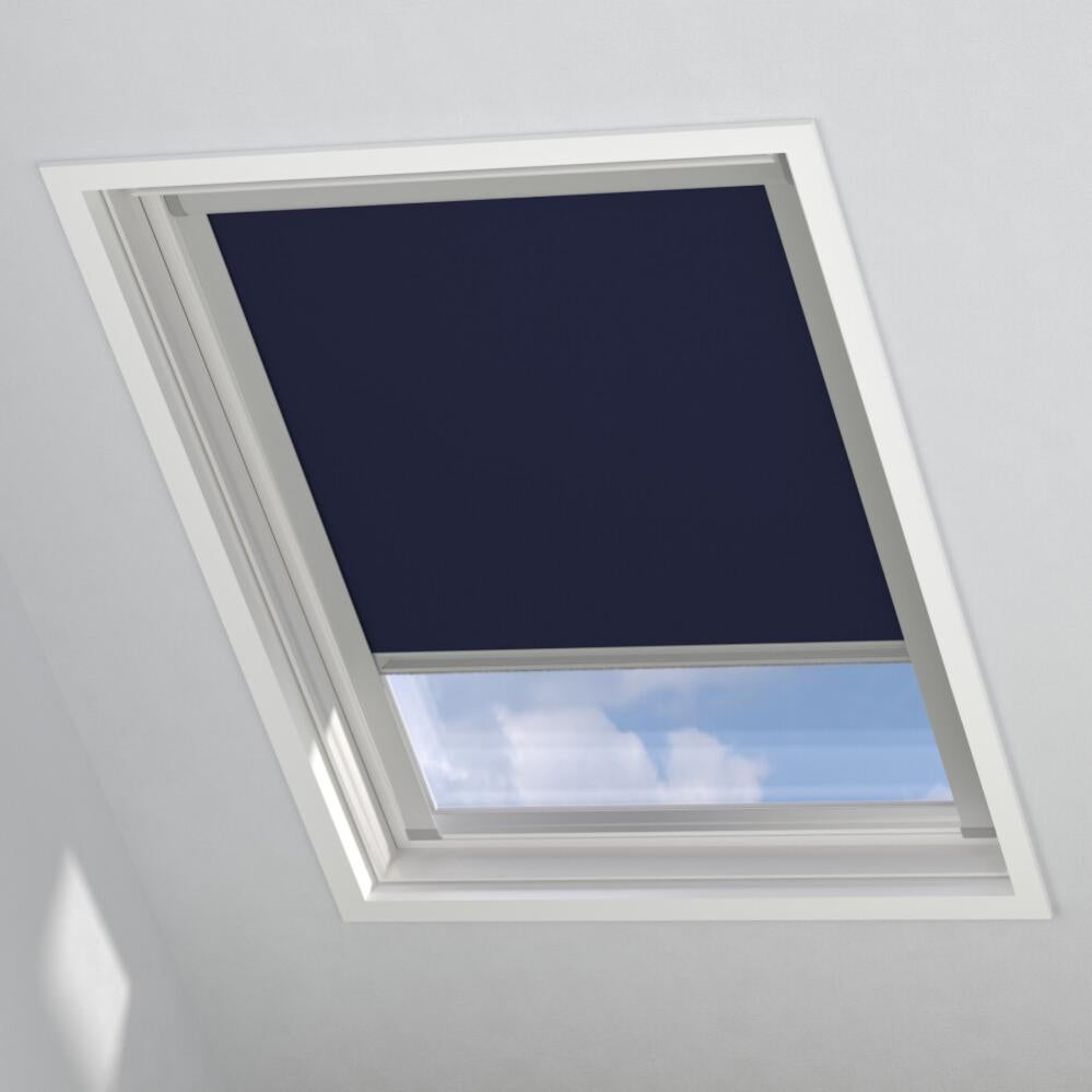 Store fenêtre de toit occultant pour VELUX® MK04 Coloris bleu foncé