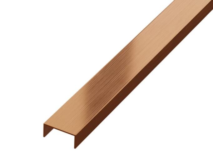 Profilo A U STANDERS In Alluminio Spazzolato/anodizzato Nero Opaco L1m - Foto 2