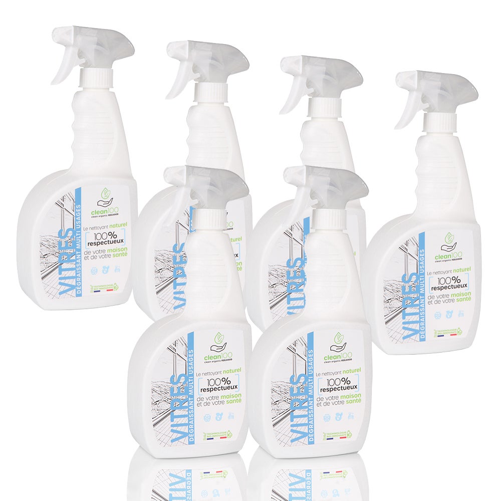 Nettoyant Liquide Special Vitres Et Miroir Sprayer 750ml X6