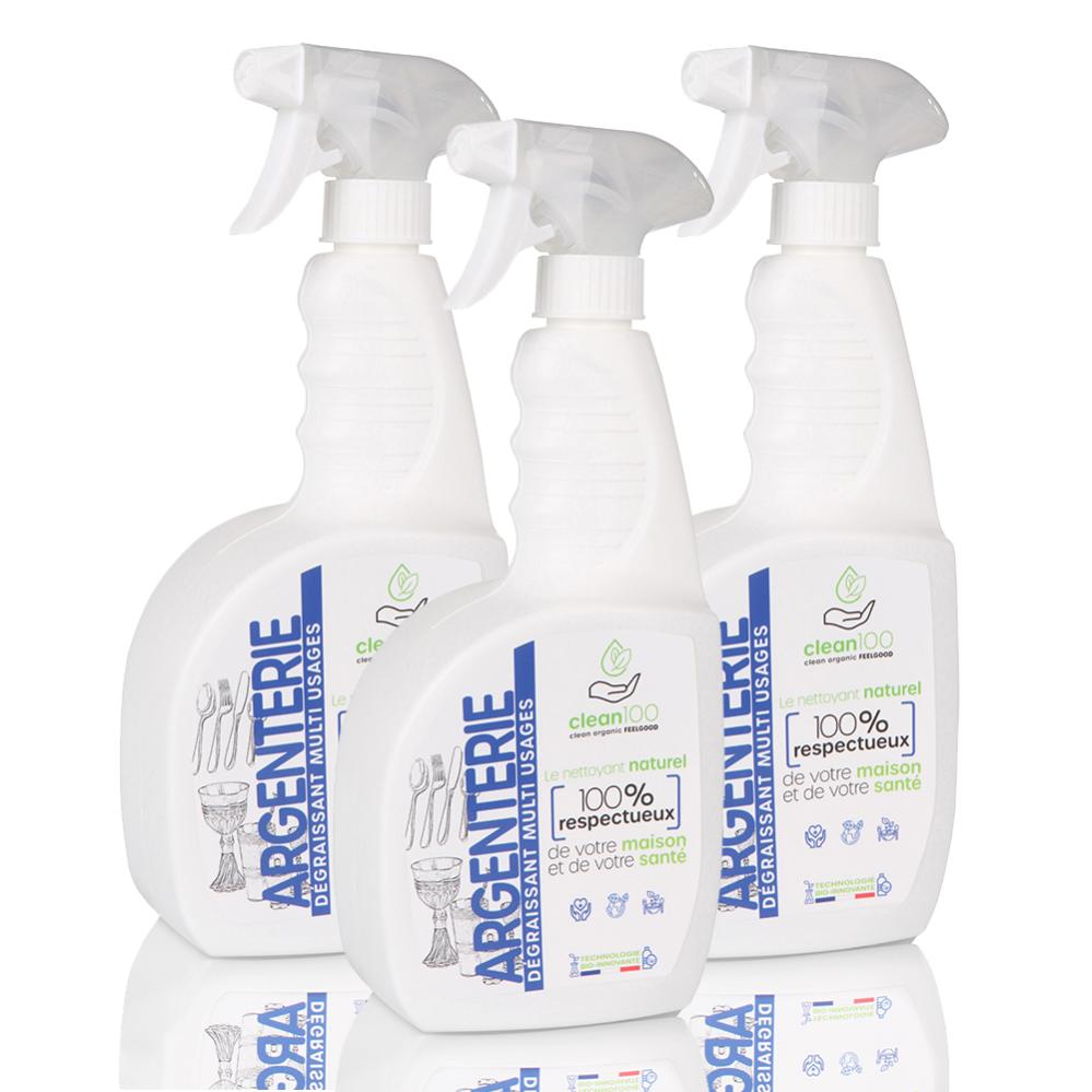Nettoyant liquide special Argenterie Cuivre et Inox Sprayer 750ml