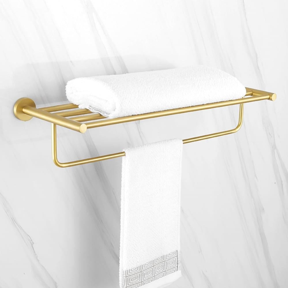 Portasciugamani Oro In Miniatura Per Casa Delle Bambole - Scala 1/12 DHG