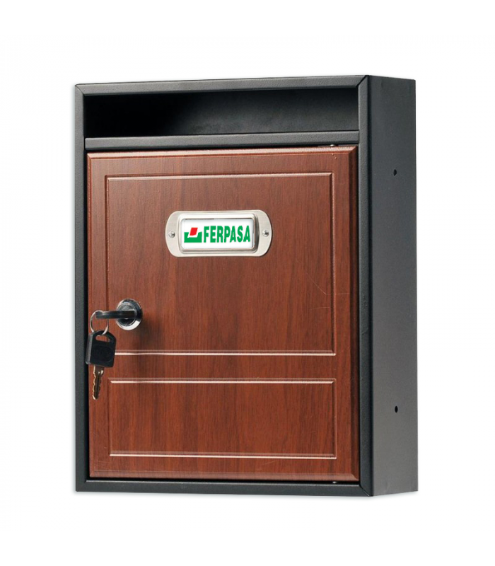 Buzon puerta outlet madera