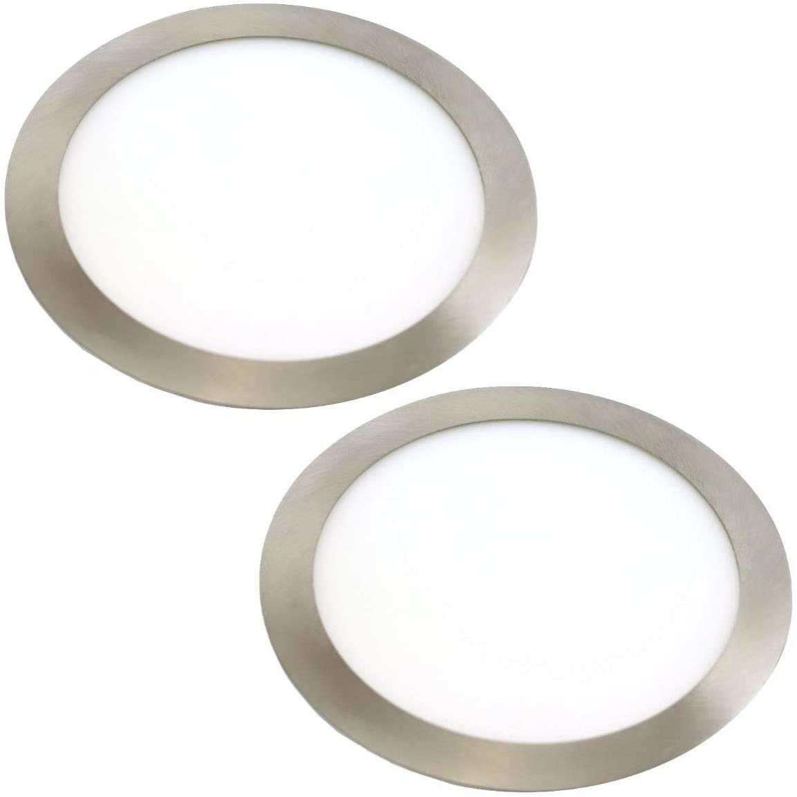 JANDEI LED-Downlight 18W, Rund, Flach – 1440 Lumen, Kaltweiß 6000K, Inkl. Transformator