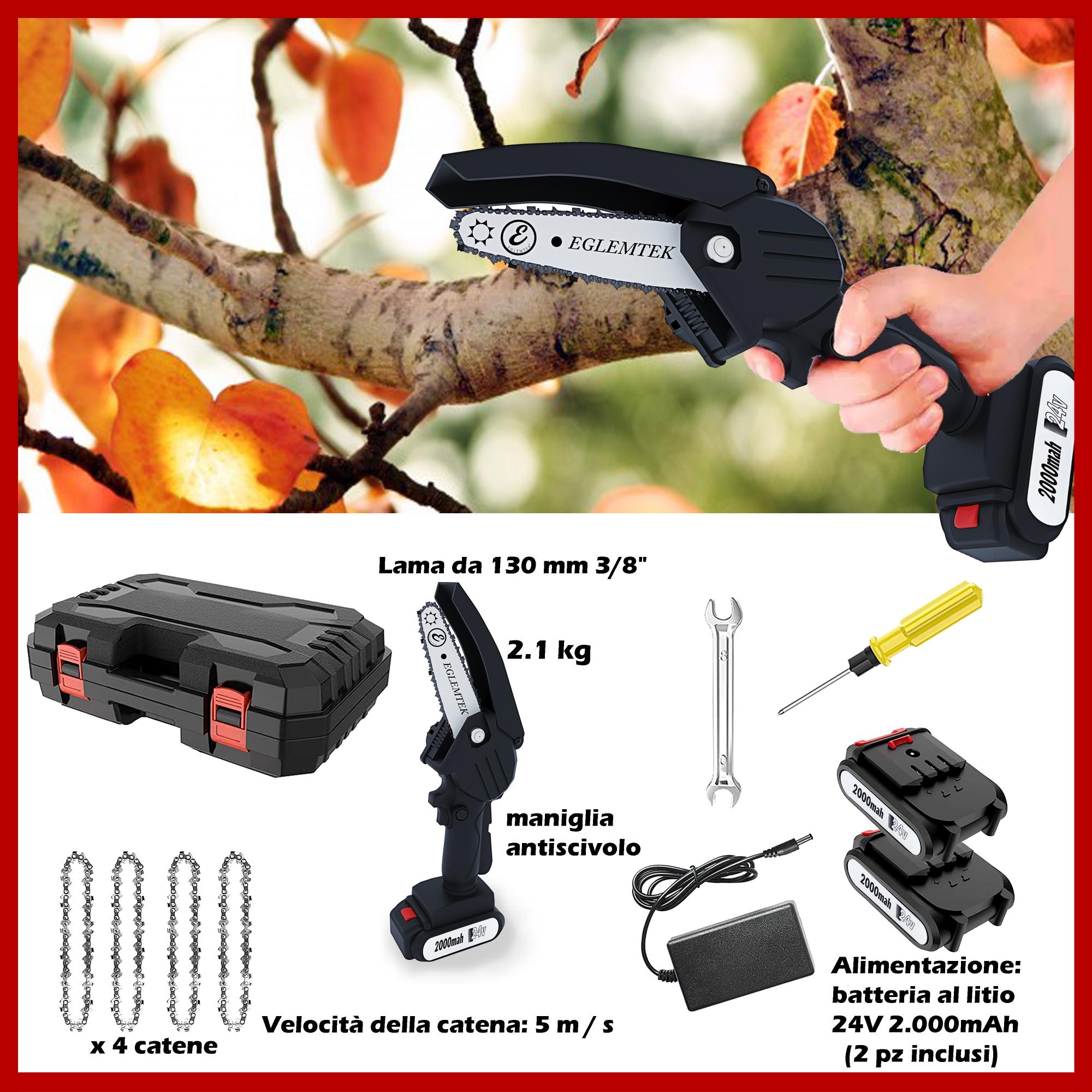 Batteria 24V 4000mAh Per Utensili Elettrici &ndash; Motosega, Trapano, Decespugliatore, Idropulitrice