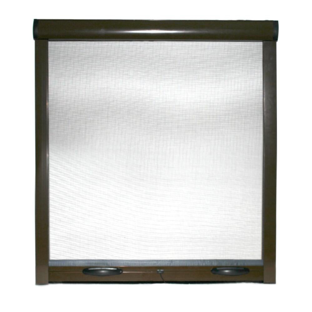 Zanzariera Avvolgibile Universale A Scorrimento Orizzontale - Profilo Riducibile In Alluminio Oro, 120x250 Cm | Per Porte-finestre E Balconi
