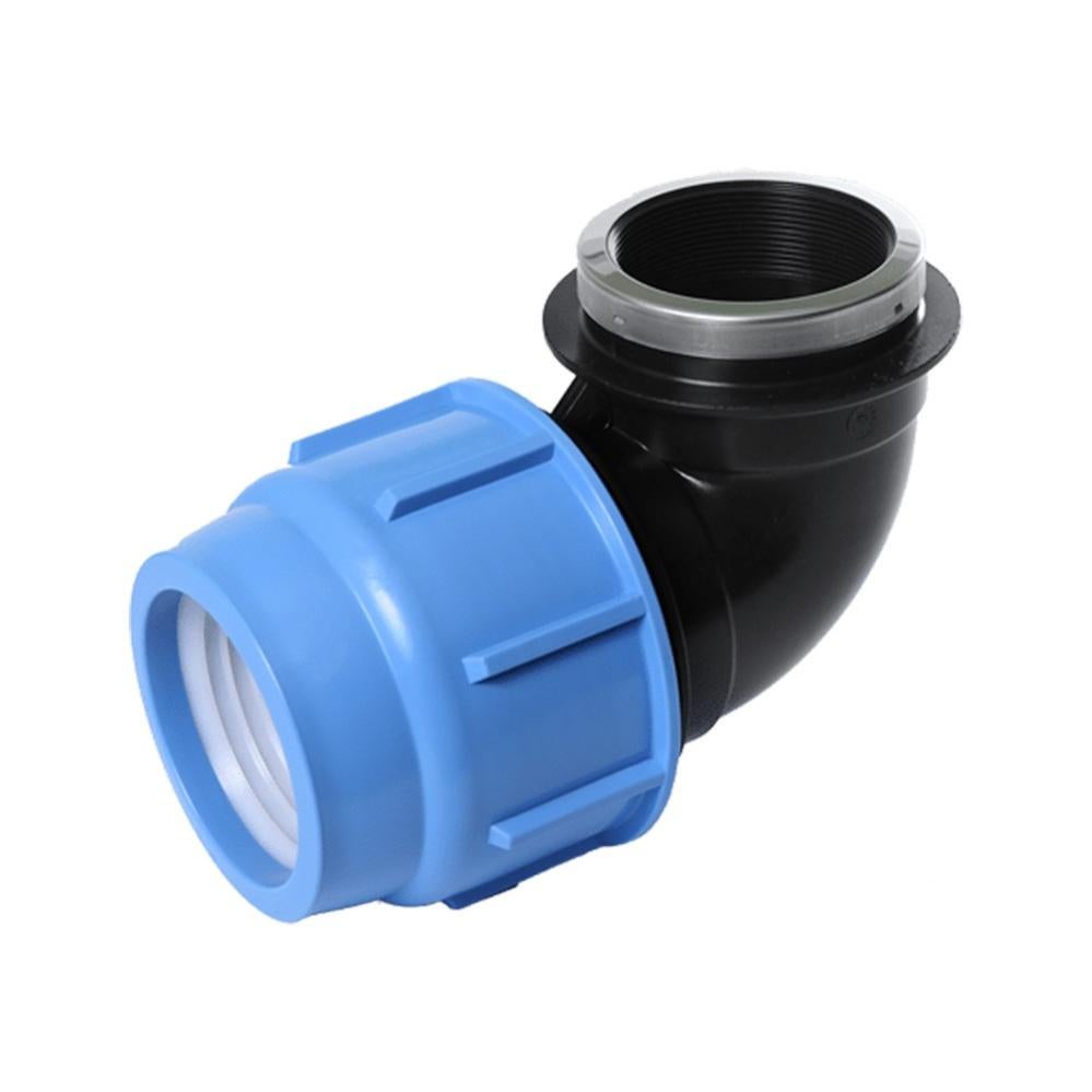 Boutt 2138072 PEC25 – Raccordo A Gomito In Plastica Per Tubo Polietilene 25 Mm, 7 Bar, Per Liquidi