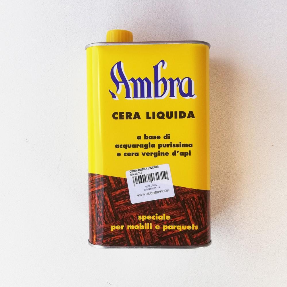 Ambra 1lt cera liquida a base acquaragia purissima e cera vergine d'api ...
