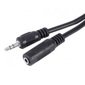 TNP Rallonge Jack Mono 3,5 mm, Rallonge câble Jack Audio, mâle vers Femelle  - 1m, rallonge Casque Audio TS, adapteur pour Port Mini Jack, connecteur