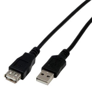 Gembird Câble USB 2.0 AM/AF Rallonge Mâle/Femelle 1,8 m Noir