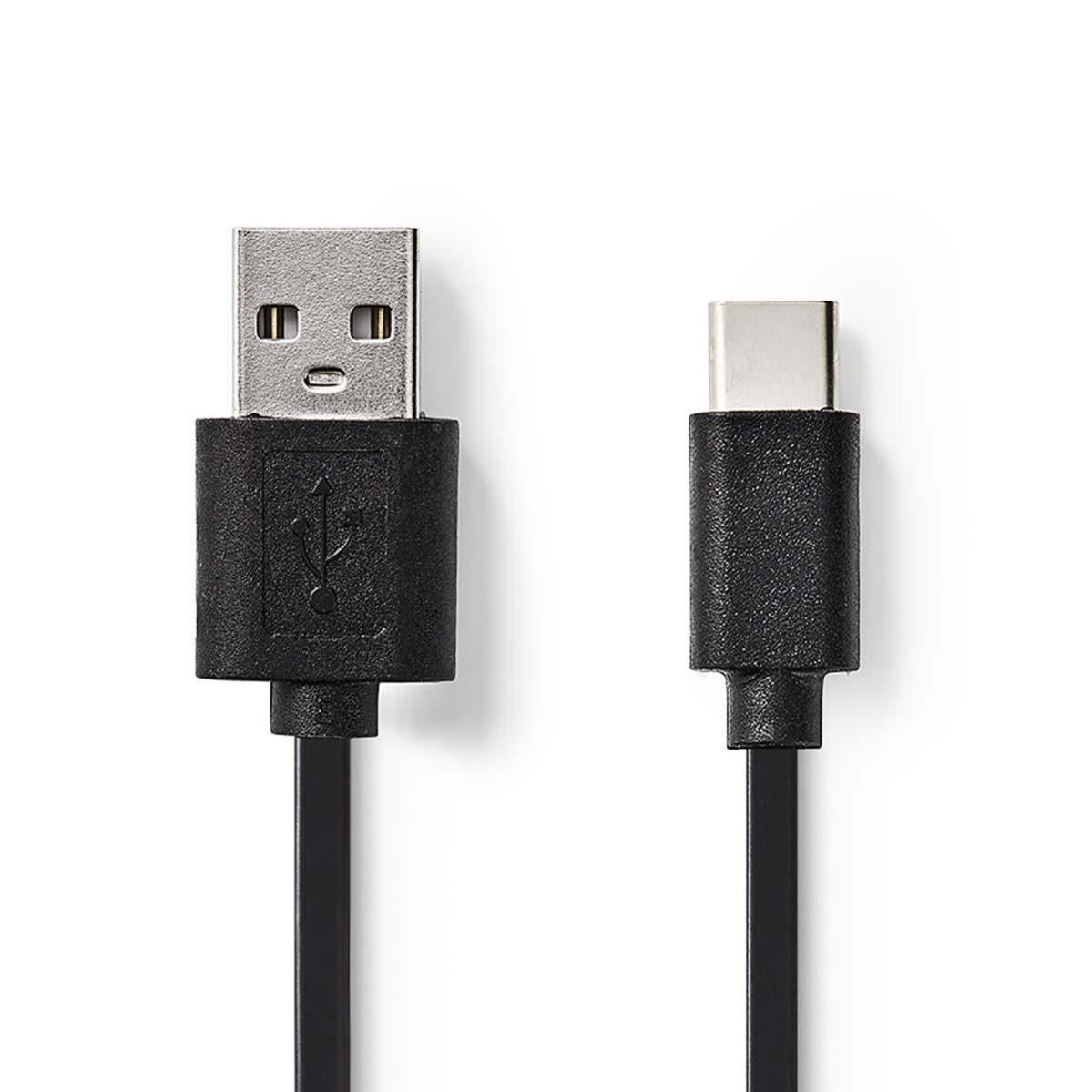 CABLEPELADO Câble USB 2.0 3 A Type C Mâle - Type A Mâle