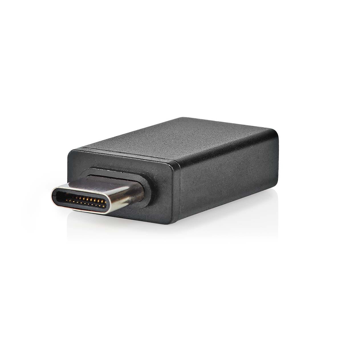 ADAPTATEUR OTG USB 3.0 TYPE-C/USB-A MÂLE/FEMELLE NOIR