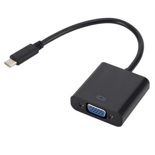 Câble Adaptateur USB-C™ Type-C™ Mâle - VGA Femelle 0,2 m Anthracite