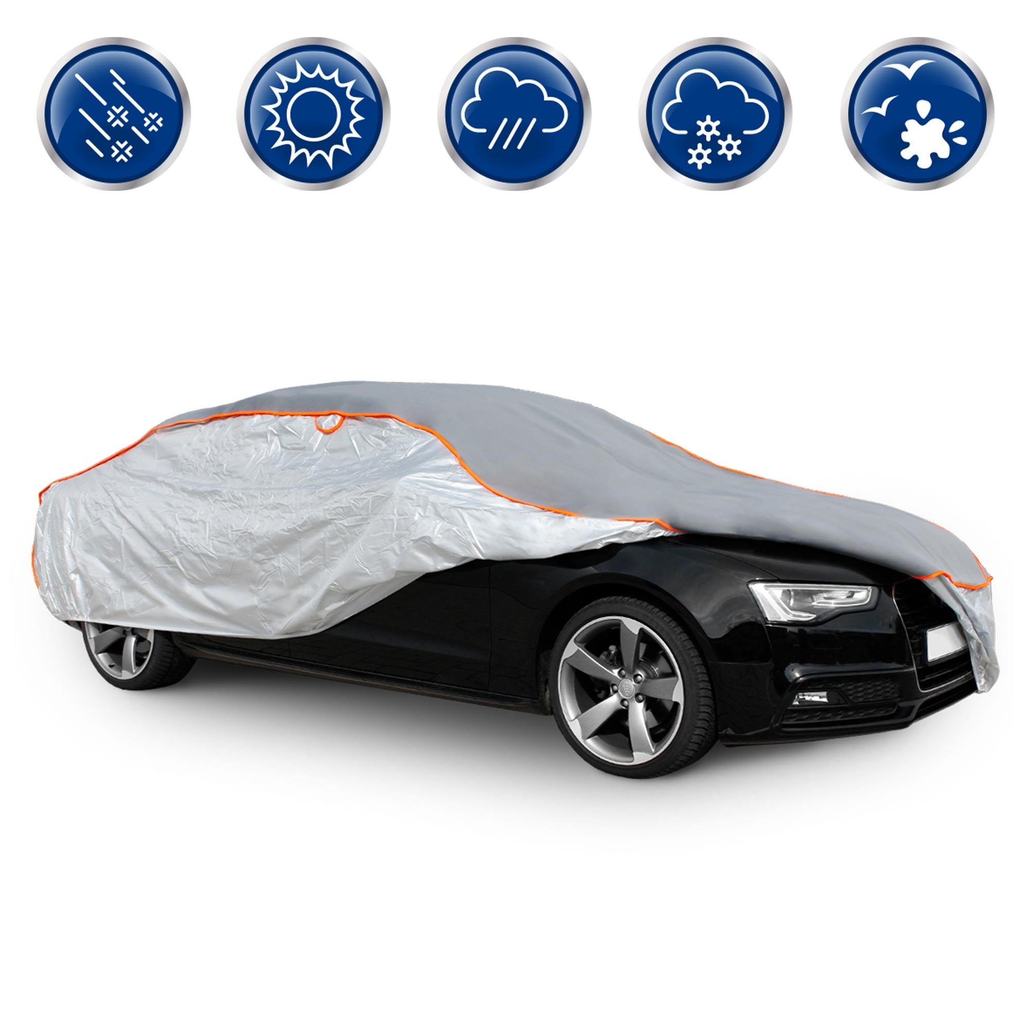 Bâche Voiture Exterieur Anti Grele pour Audi Q2, Bache de  Protection Voiture, Housse Voiture Hiver Étanche Respirante, Personnalisee  Intérieure Extérieure Tout Temps (Color : 1, Size : Single Layer