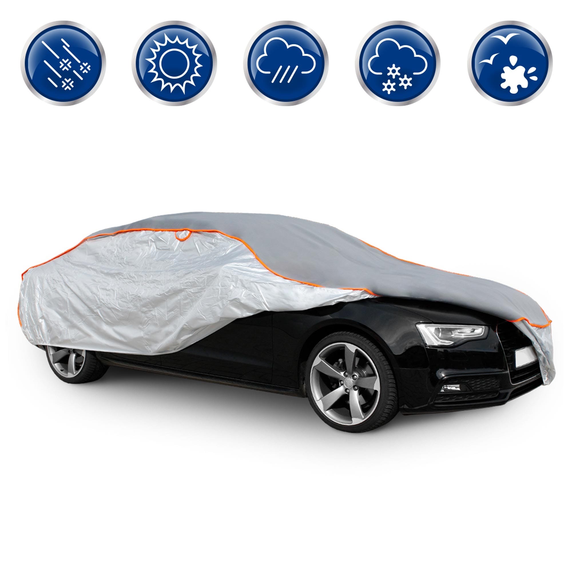 Opel Housse de protection clé Orange 