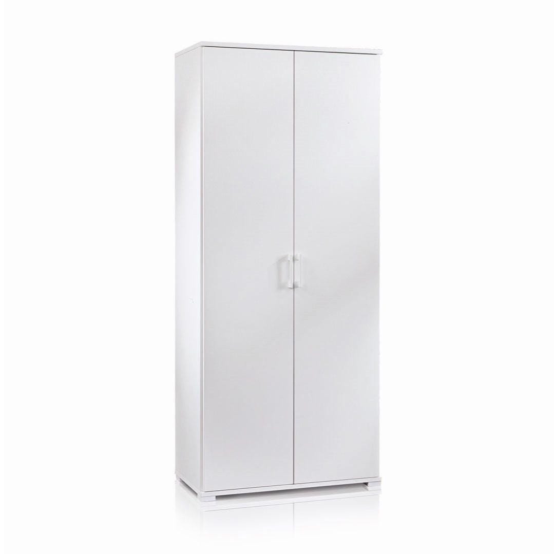 ARMADIO MULTIUSO CON 2 ANTE BATTENTI E 4 RIPIANI BIANCO Leroy Merlin armadio-multiuso-con-2-ante-battenti-e-4-ripiani-bianco-leroy-merlin