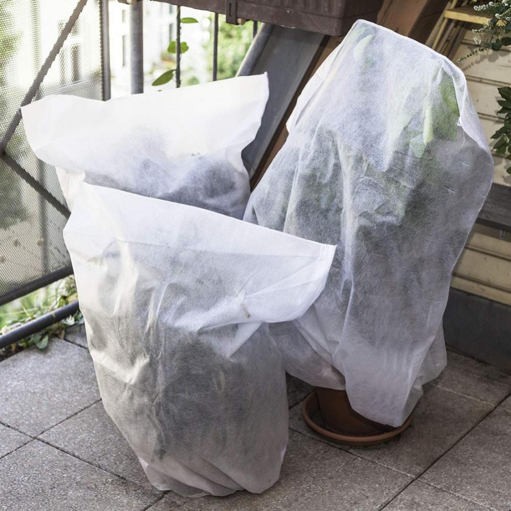 Telo Antigelo Per Piante 250x360 Cm - Copertura Invernale Traspirante 80 G/m² Con Cerniera E Coulisse, Per Palme E Arbusti
