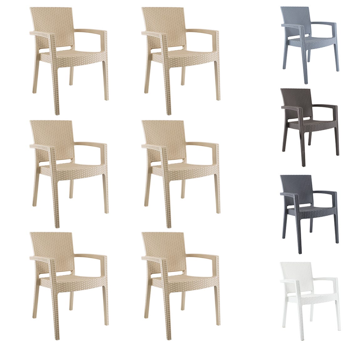 SEDIA pieghevole IN ACCIAIO-PVC EFFETTO RATTAN MALVA PAPILLON SEDIA pieghevole IN ACCIAIO-PVC EFFETTO RATTAN MALVA PAPILLON
