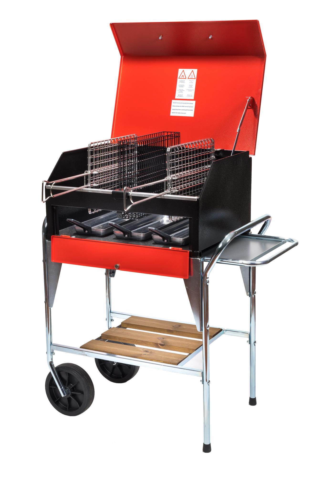 Barbecue a carbonella a cottura verticale. Mod. Weekend. Leroy Merlin