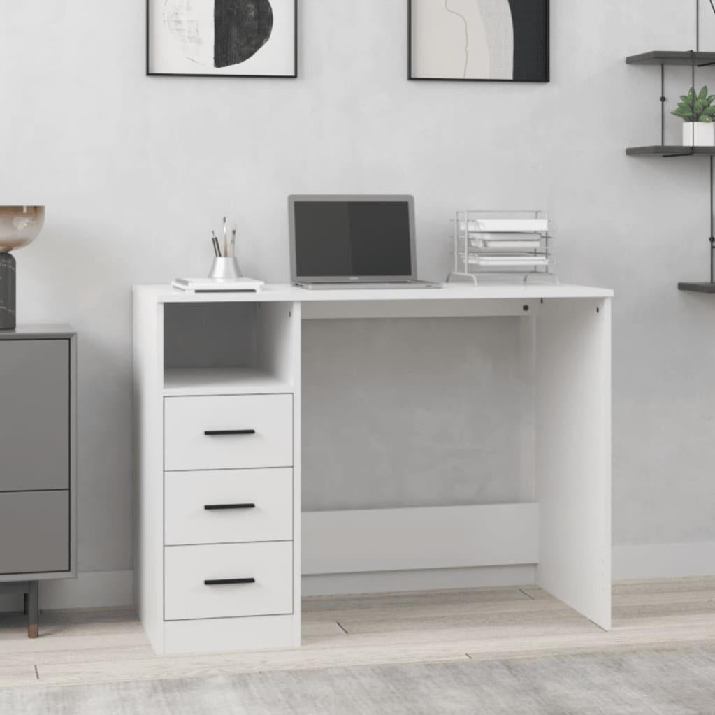 vidaXL Giroletto con Cassetti Bianco 140x200 cm in Legno Multistrato