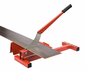 DCRAFT - Cisaille à parquet - Coupeuse pour plancher flottant - Guillotine  pour parquet - Largeur de coupe jusqu'à 210 mm - Orange