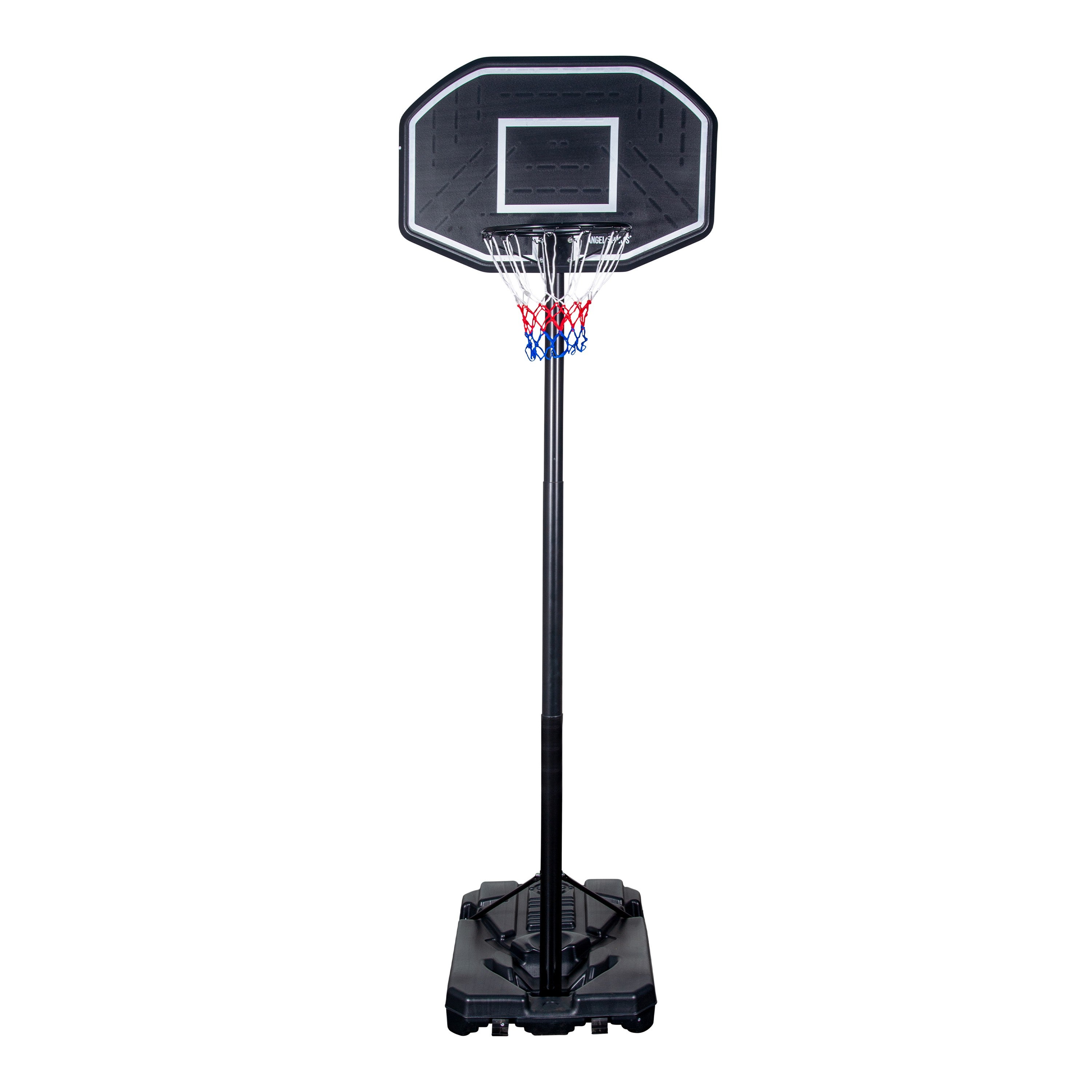 ANGEL SPORTS | Canestro da basket autoportante | 200-305 cm | Bianco e ...