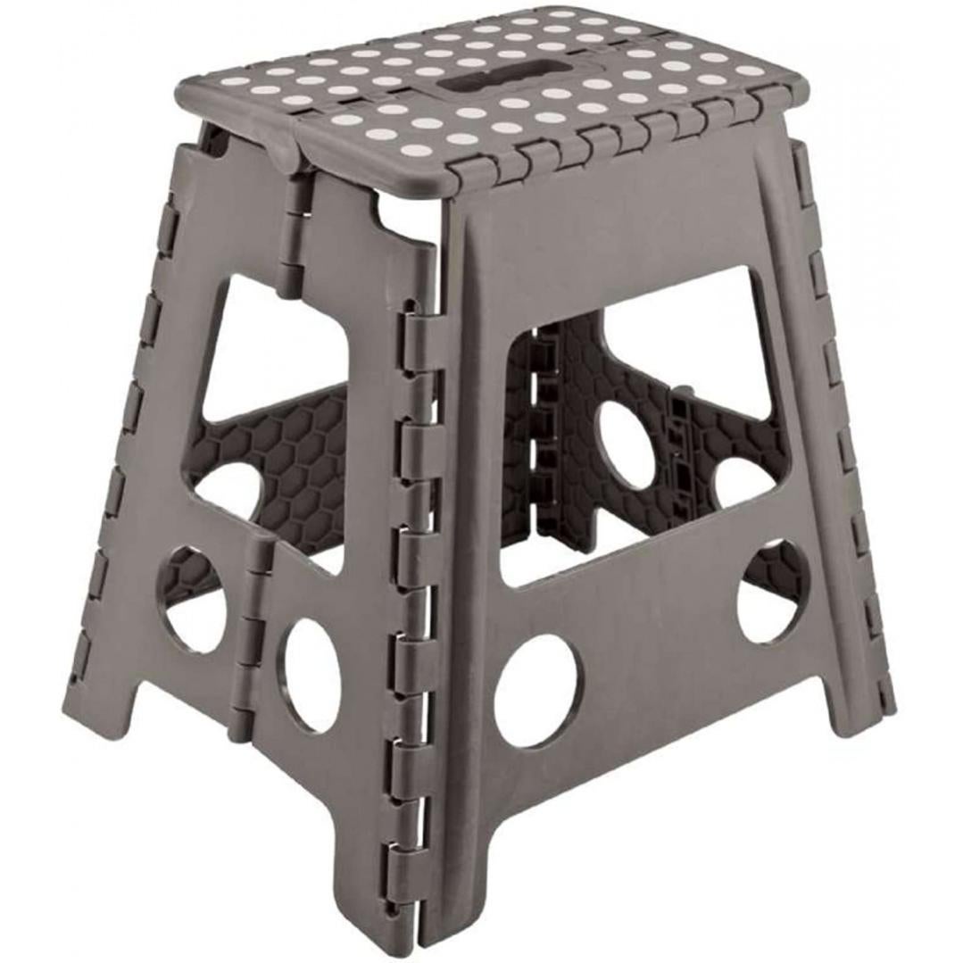 Sgabello Pieghevole 1 Gradino, Sgabello Con Gommino Antiscivolo Sgabello Da Cucina Leggero In Acciaio Fino A 150 Kg 1 Pezzo 89511672