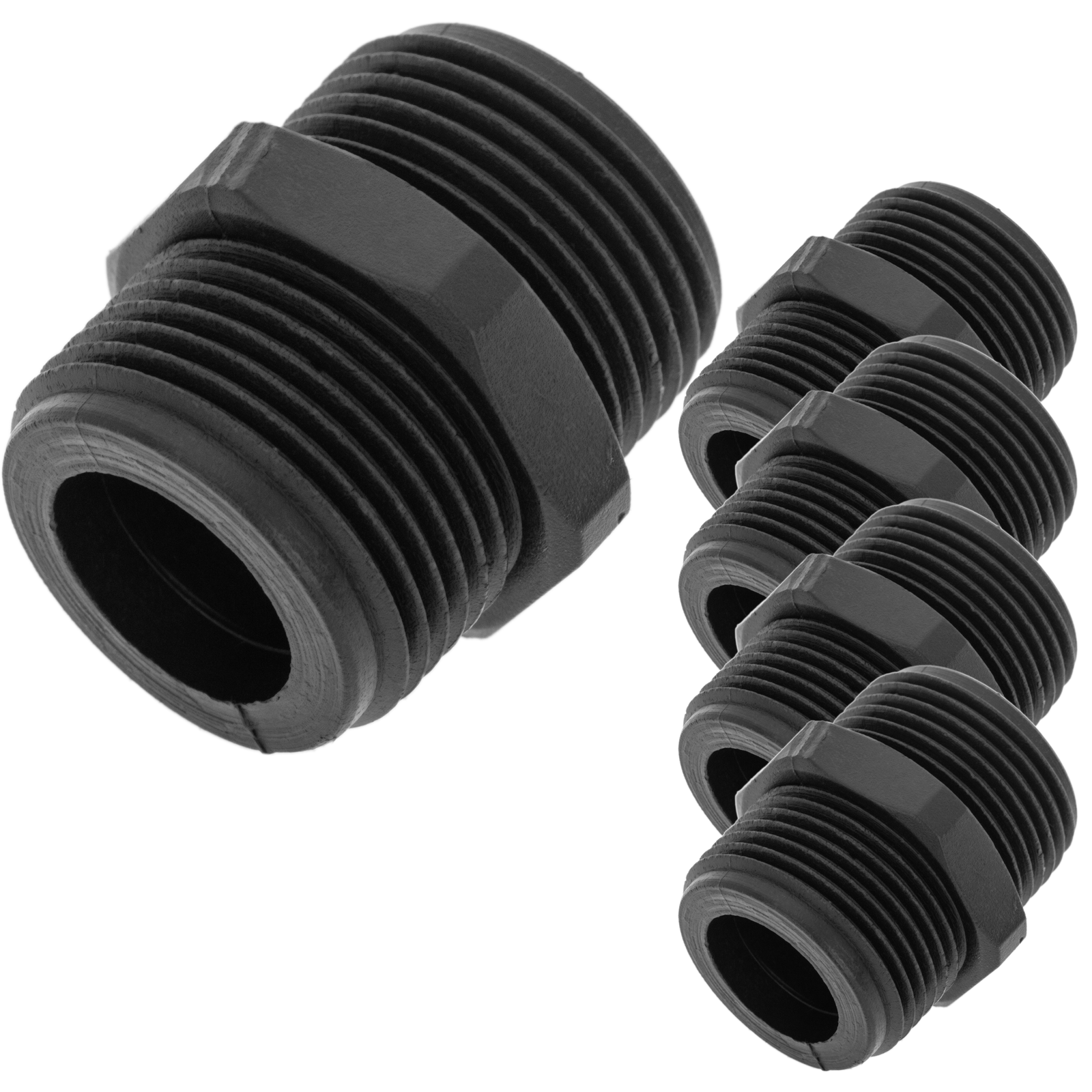 Adaptateur de robinet de tuyau 24 x 3/4 mâle femelle - Cablematic