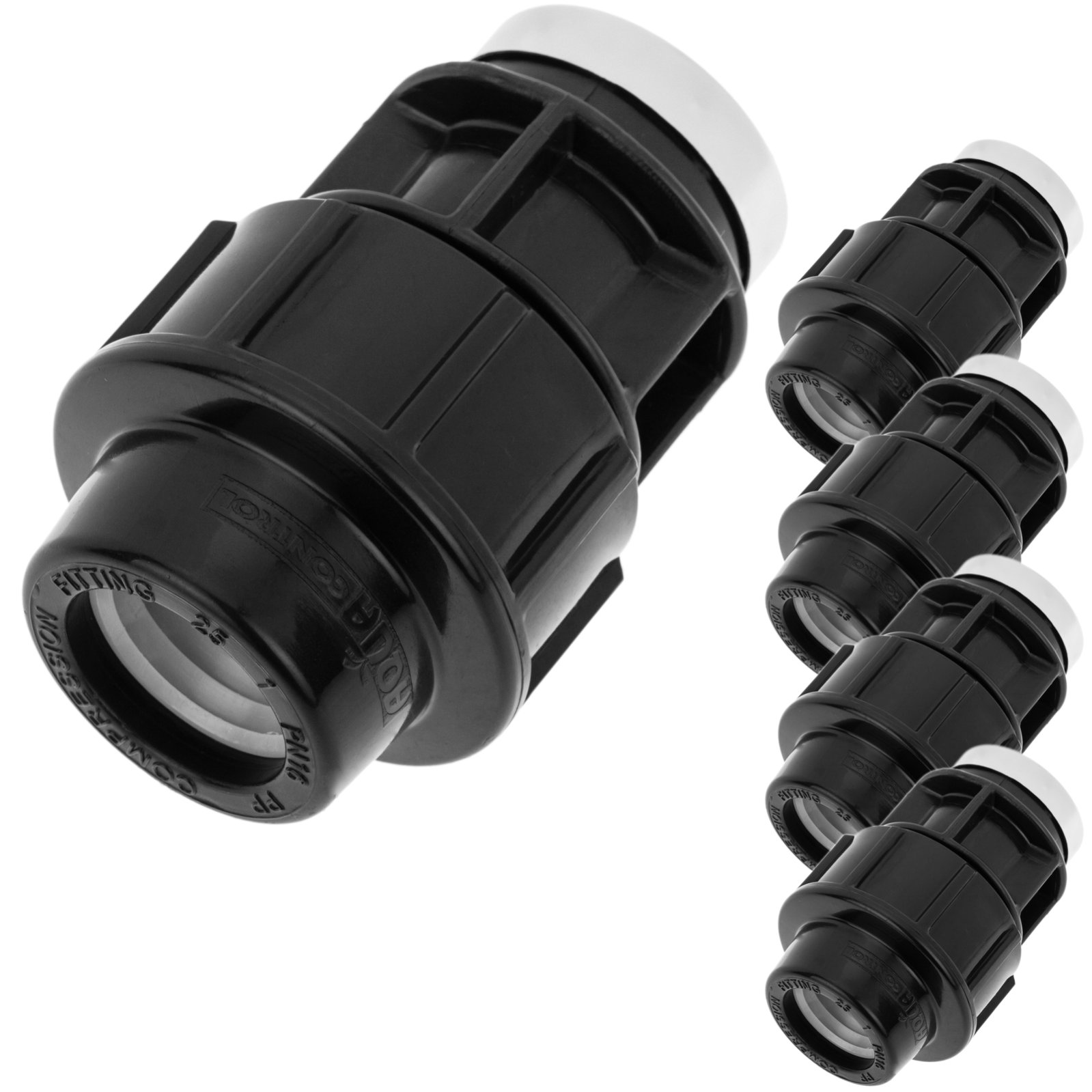 Lot de 5 embouts filetés femelle polyéthylène 20 mm x 1/2“ pour système ...