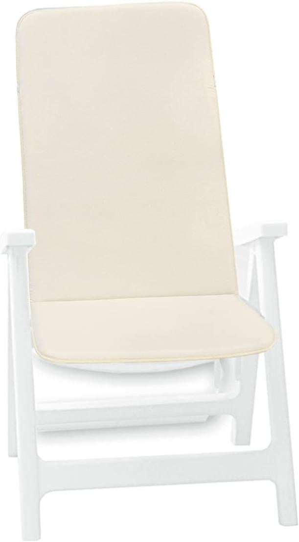 Cuscino Per Sedia O Poltrona Da Giardino Emmevi, 88x45 Cm, Colore Grigio, Tessuto Misto, Made In Italy