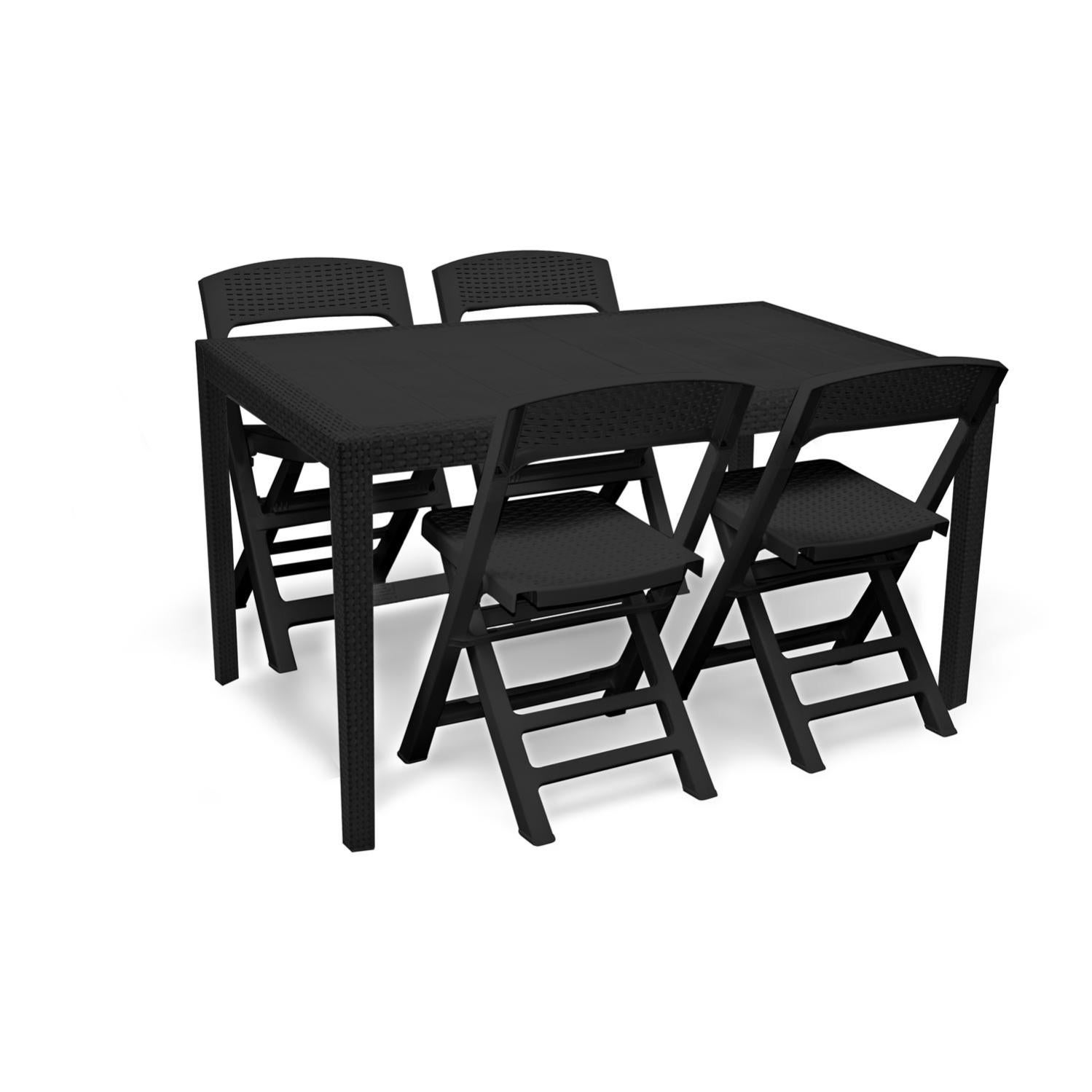 East West Furniture ANAB5-AWA-05 - Set da cucina antico, 5