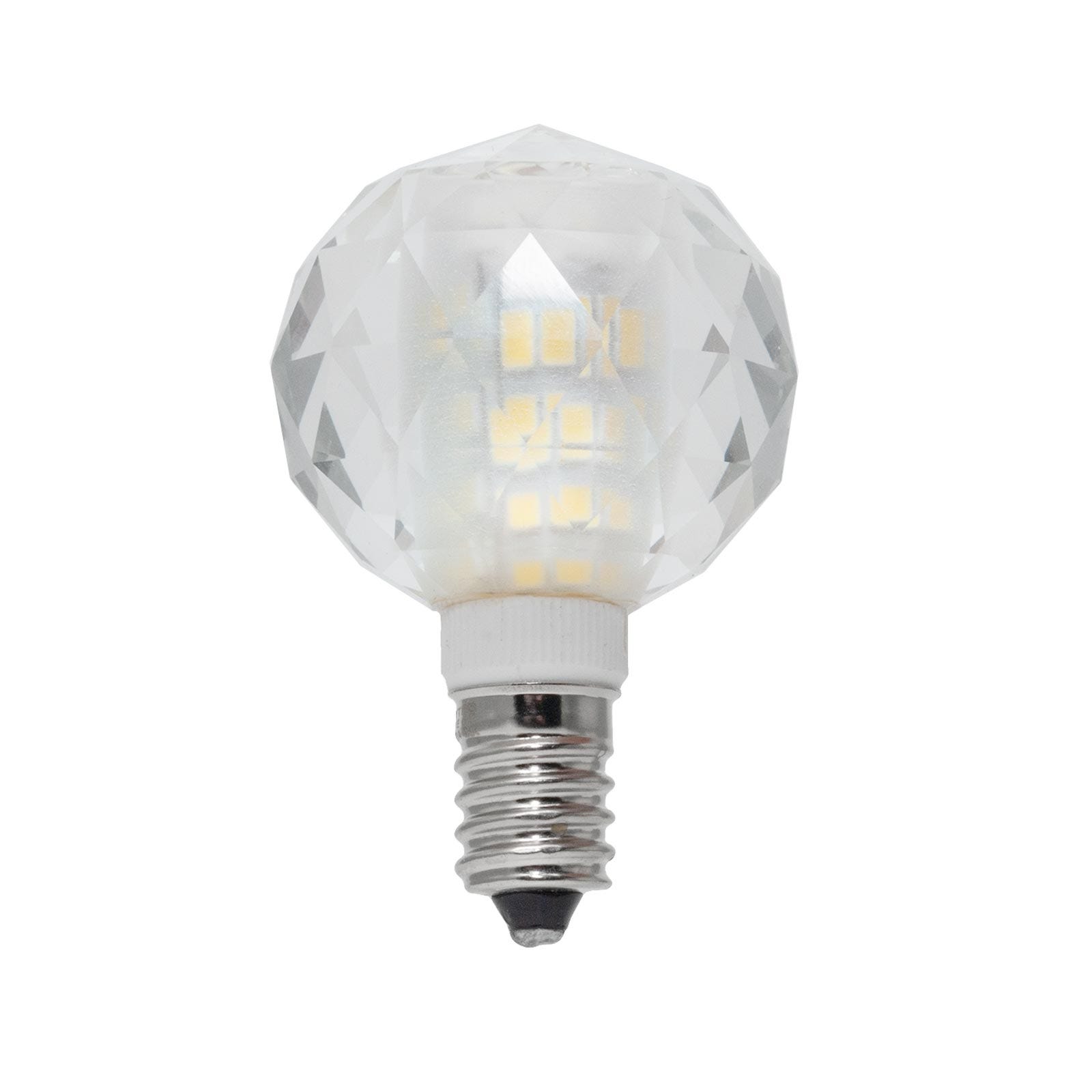 Lampadina LED globo E14 vetro cristallo lampada 6W resa 60W basso consumo  attacco piccolo 600 lumen 230V LUCE 4000K