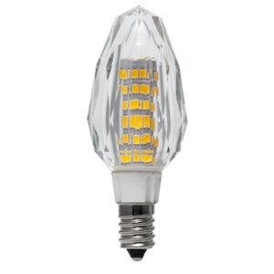 Ampoule bougie LED E14 4,8W 2 700K flamme satinée