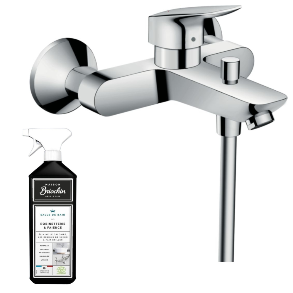 Mitigeur bain douche mécanique HANSGROHE Logis + nettoyant Leroy Merlin
