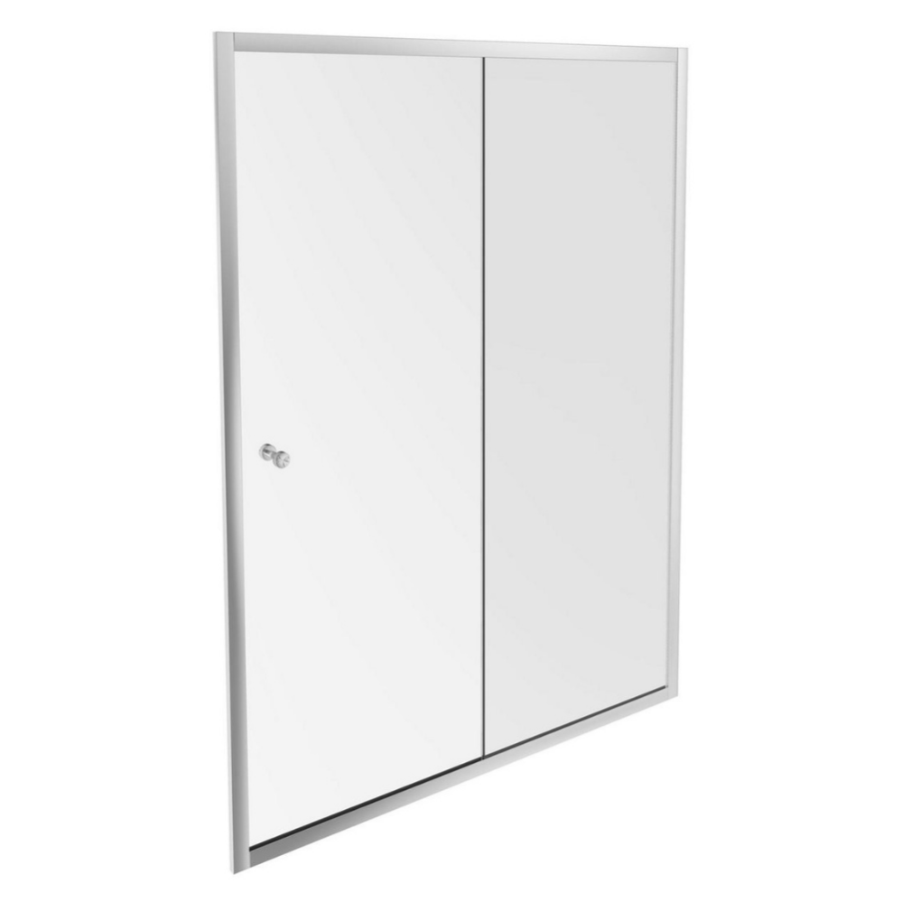 Paroi douche JACOB DELAFON Serenity, 140 cm, porte coulissante