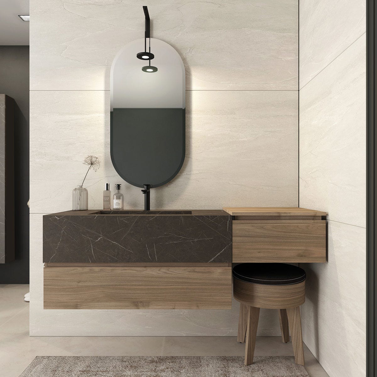 Offerta nuovo Mobile bagno con lavabo integrato con cassetto