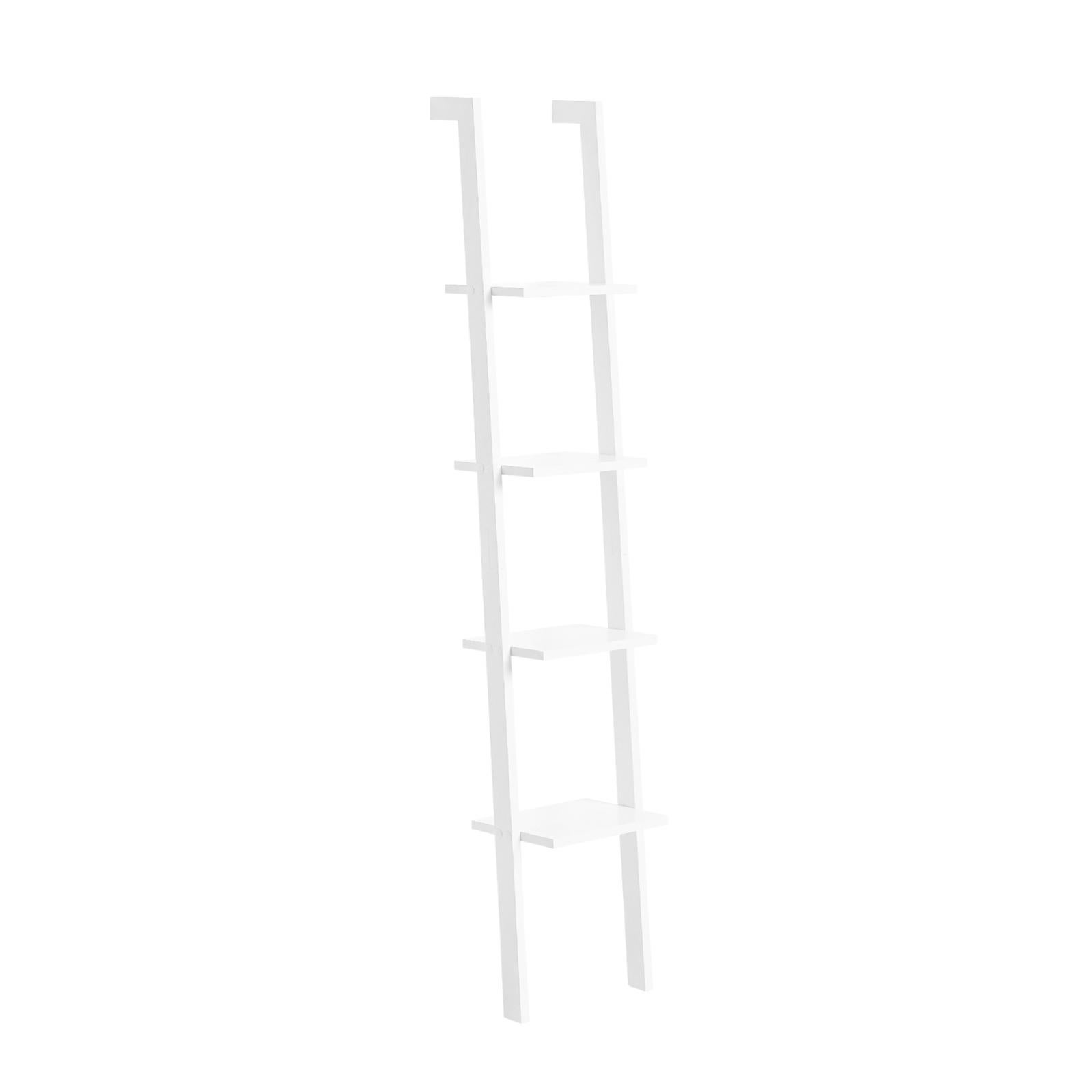 SoBuy® Scaffale A Scala In Legno Hevea – 4 Ripiani – Pieghevole – FRG162-N – 140x42 Cm