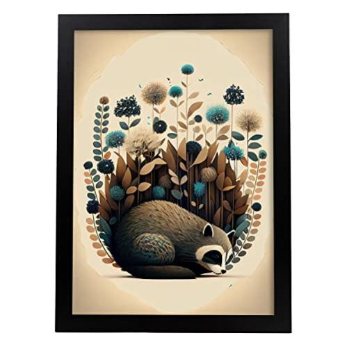 Nacnic Poster Di Pulcino In Stile Acquerello Illustrazioni Di Simpatici Animaletti In Sfondi Bianchi Per Camerette Progettazione E A4 Senza Cornice | Leroy Merlin