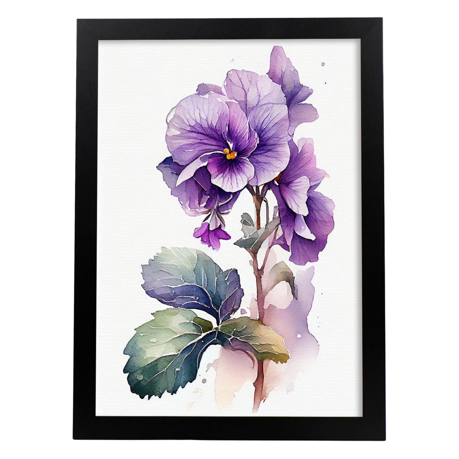 WLHARTT Set 3 Stampe Botaniche Boho - Crisantemo Tulipano Rosa - Poster Minimal Vintage 30,5x40,6 Cm - 5