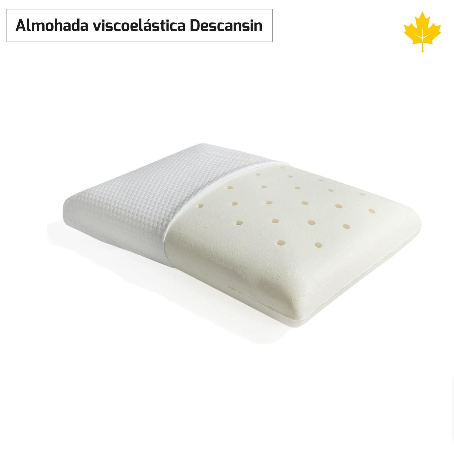 Almohada Viscoelastica Descansin 70 cm Efecto nube Tejido