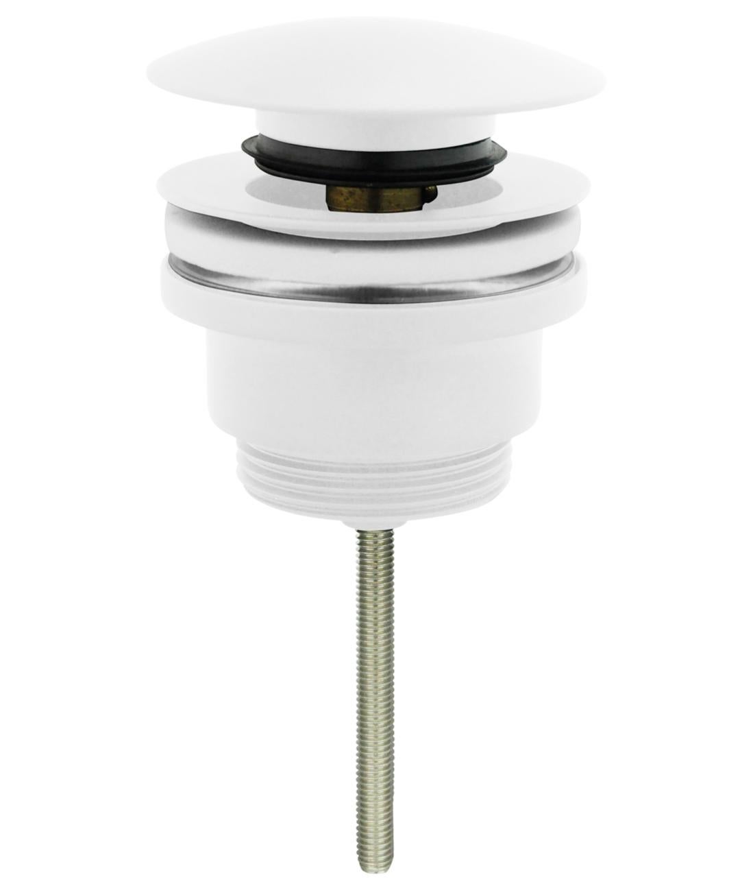 AERZETIX Piletta Per Lavabo Click-Clac 1 1/4" – Valvola Pop-up In Plastica Con Filtro Anti-odori, Per Scarico Lavandino E Bagno