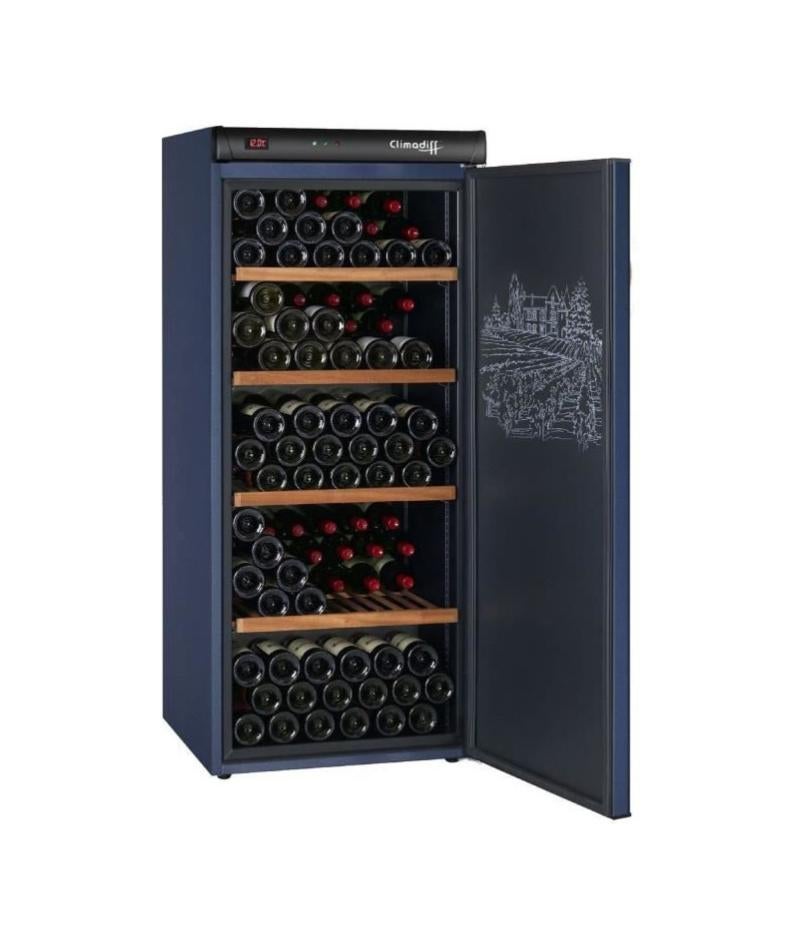 Cave a vin de veillissement CLIMADIFF 180 bouteilles Classe G