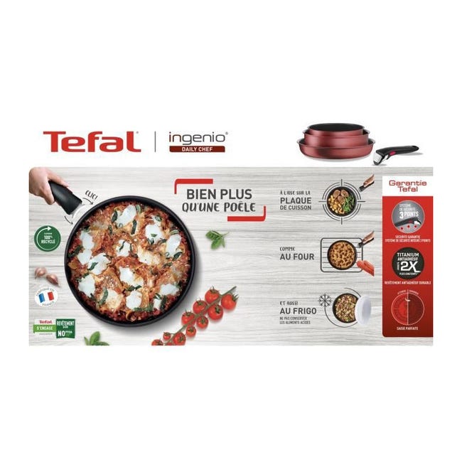 Tefal Ingenio Easy Cook N Clean 10 Piece Cookware Set L1579102 - Cookware  Set