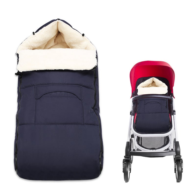Enveloppement de poussette d'hiver nouveau-né, couverture ou sac de  couchage