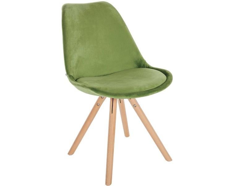 FILU Tovagliette In Feltro 100% Poliestere - Set Da 4 Pezzi Rotondi, Diametro 35 Cm, Colore Verde Chiaro, Lavabili