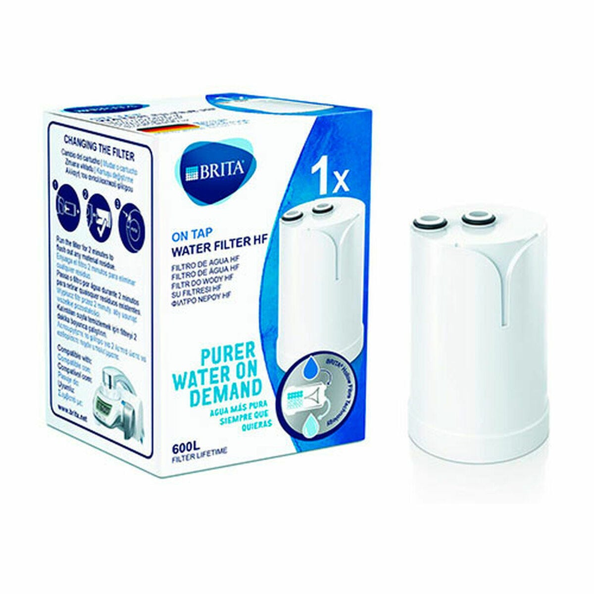Filtro agua grifo on tap blanco 229100 Brita > menaje y hogar > cocina >  jarras filtrantes y accesorios